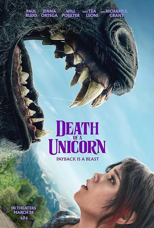 Death of a Unicorn film posteri