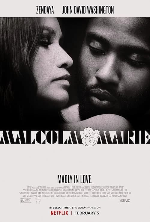 Malcolm & Marie film posteri